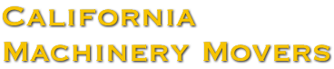 California Machinery Movers